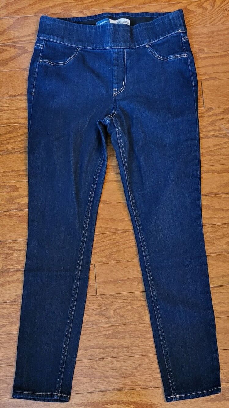 Old Navy Jeans Womens Size 8 Rockstar Super Skinny Jeggings Mid-Rise